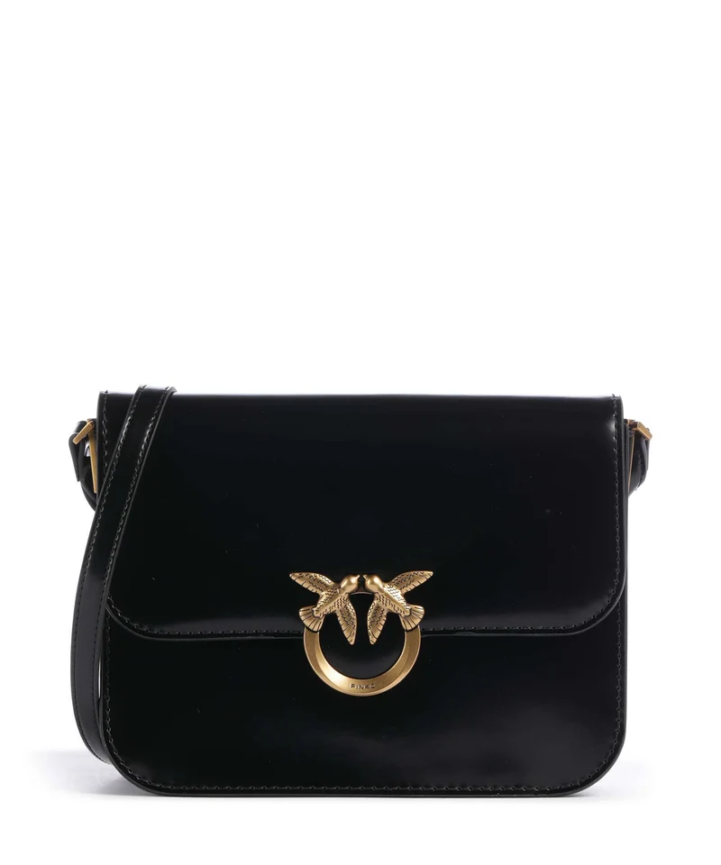 Pinko Love Box Big Sac bandoulière nero/antique gold