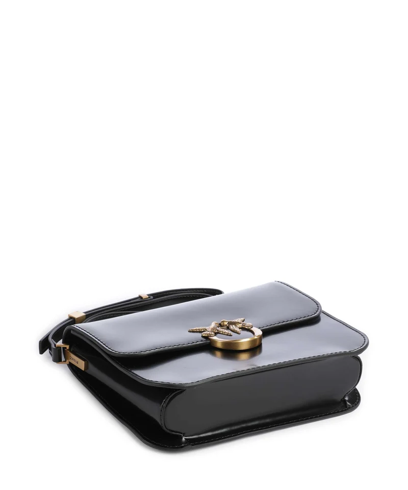 Pinko Love Box Big Sac bandoulière nero/antique gold