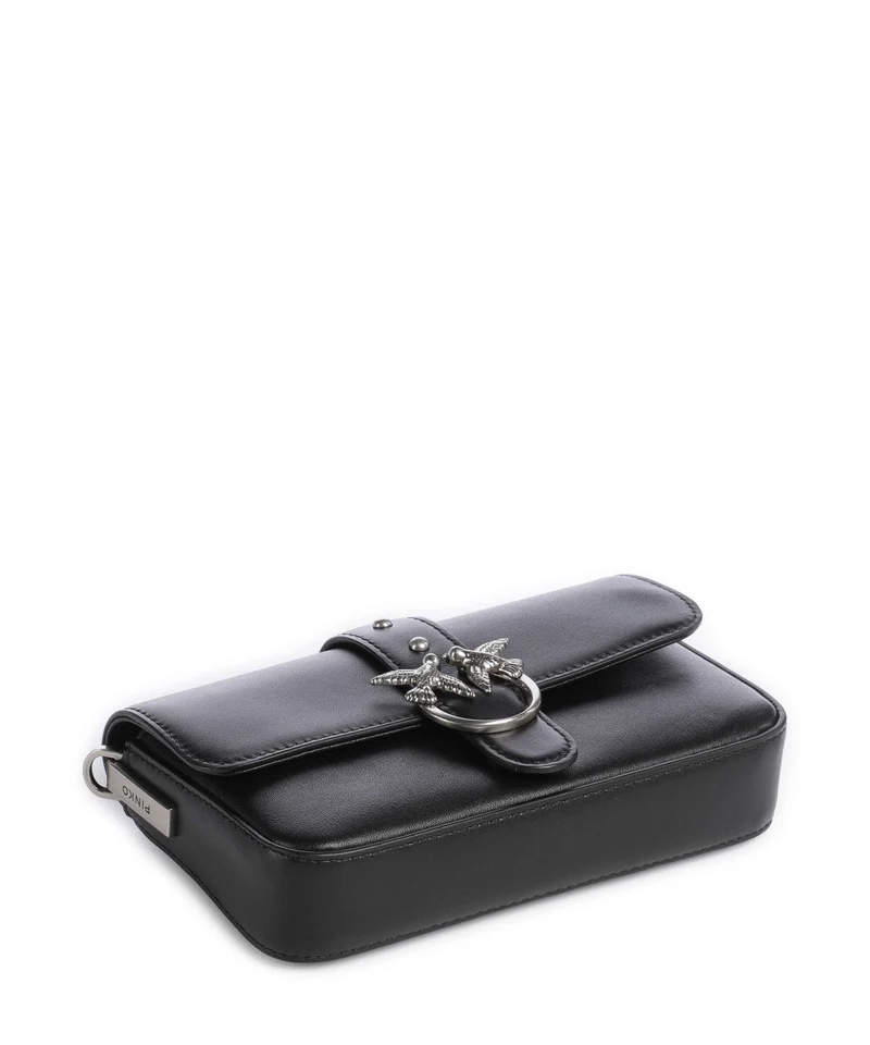 Pinko Love One Baby Sac porté épaule nero/old silver