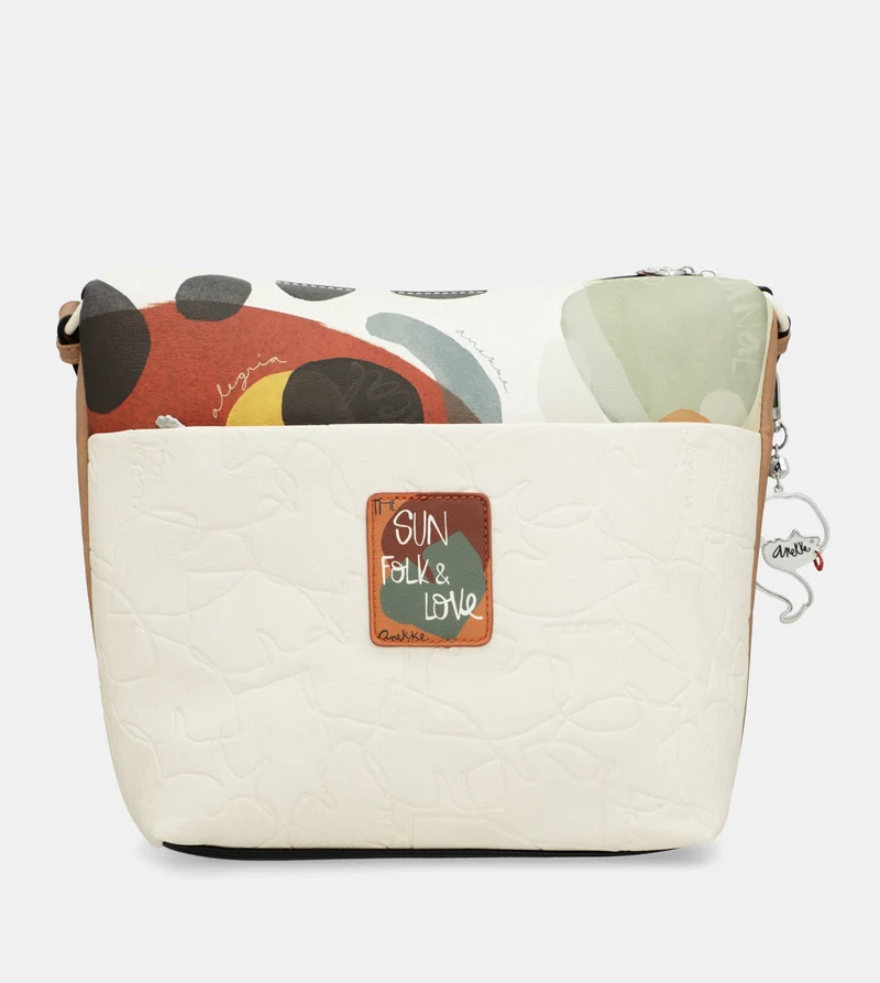 Grand sac bandoulière avec poche avant Alma