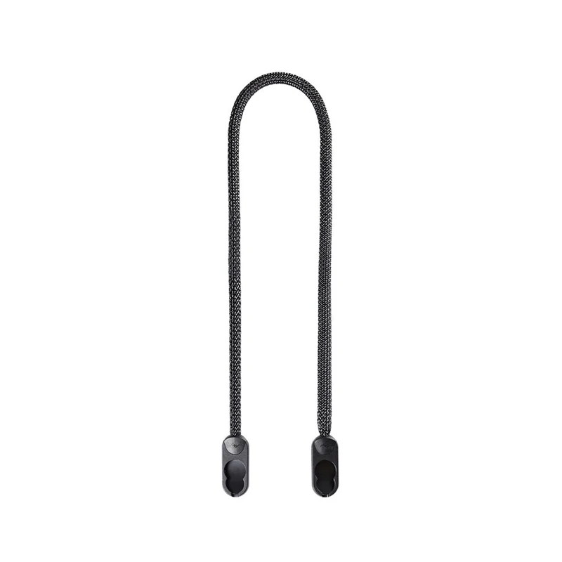 Courroie en Corde Form Cou (Noir, 78.5cm)