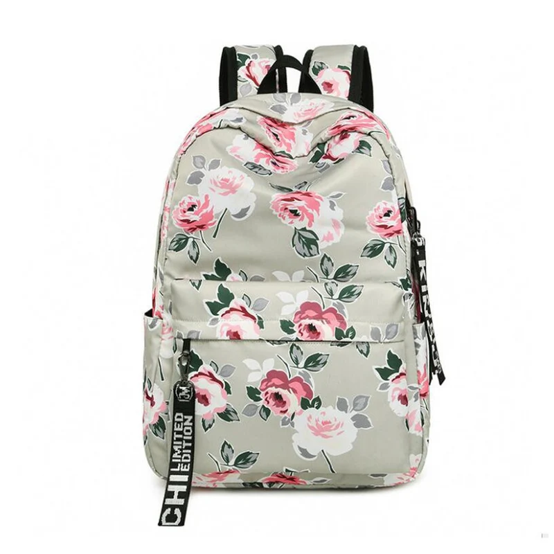 Sac à dos collégien avec imprimé coloré
