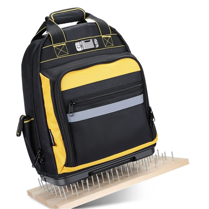 Sac à dos outils avec un fond rigide