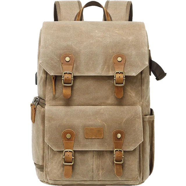 Sac à dos photo grande capacité style rétro