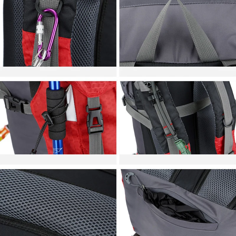 Sac à dos randonnée 60 litres avec housse de pluie
