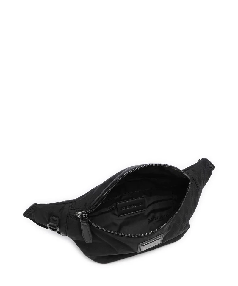 Emporio Armani Eagle All Over Sac banane black beauty