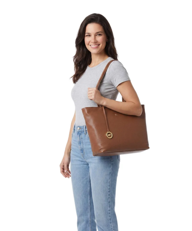 Braun Büffel Hanna S Cabas saddle brown