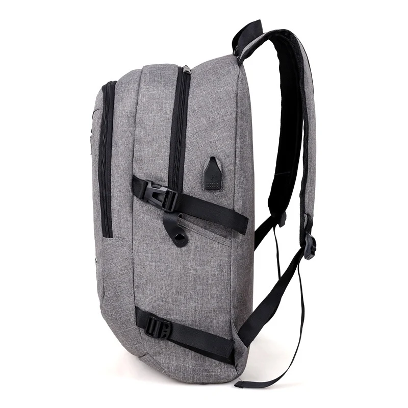 Sac à dos anti-vol décontracté avec chargeur USB