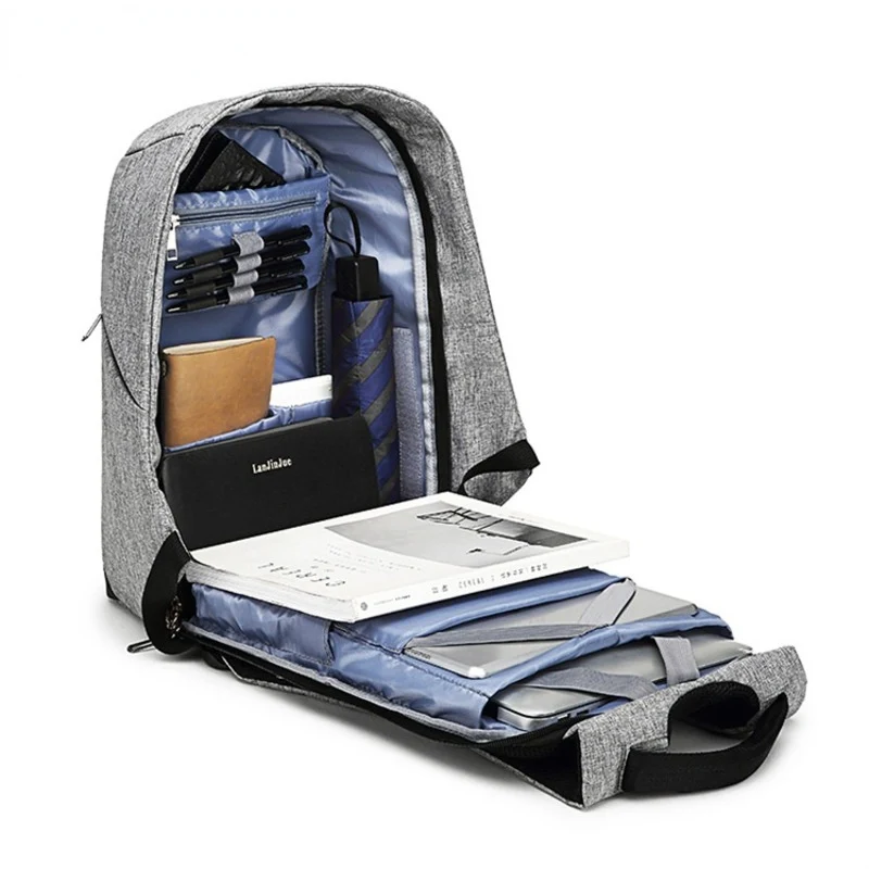 Sac à dos anti-vol compatible pour ordinateur 16 pouces