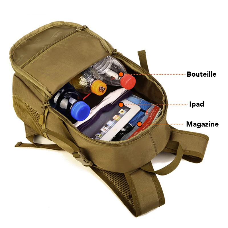 Sac à dos militaire léger 20 litres