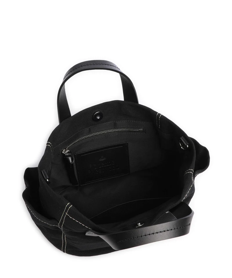 Vivienne Westwood Henry Canvas Small Sac à main black