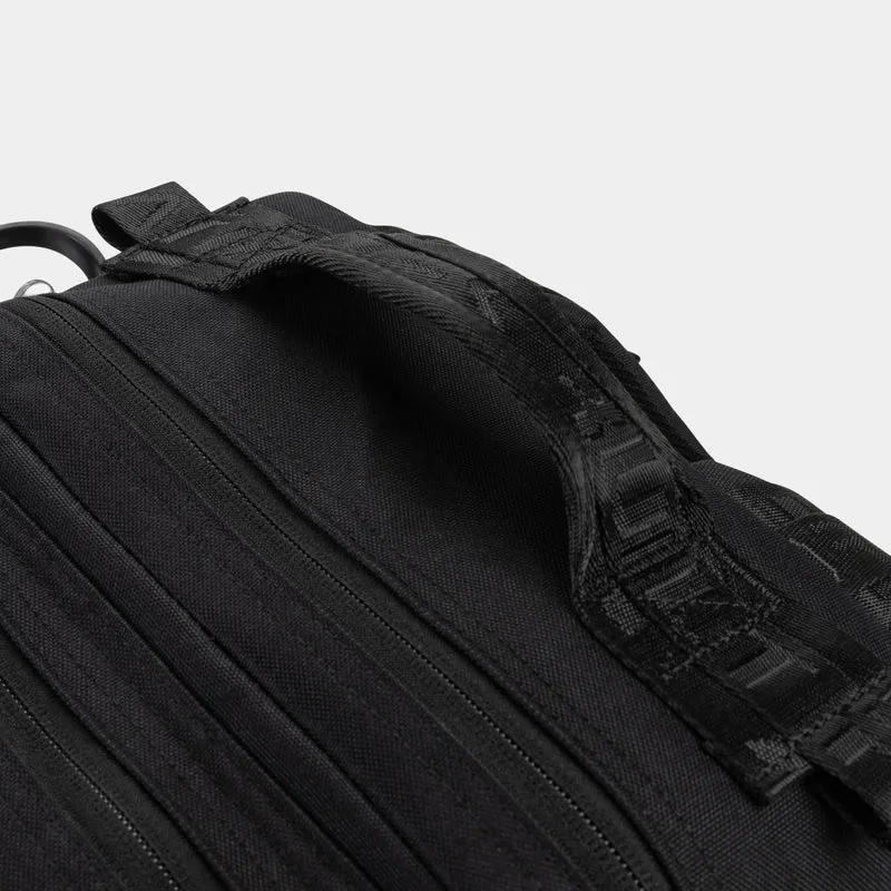 Black & Aqua Gym Backpack Compact