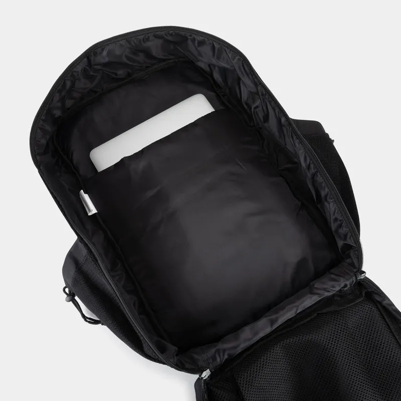 Black & Aqua Gym Backpack Plus