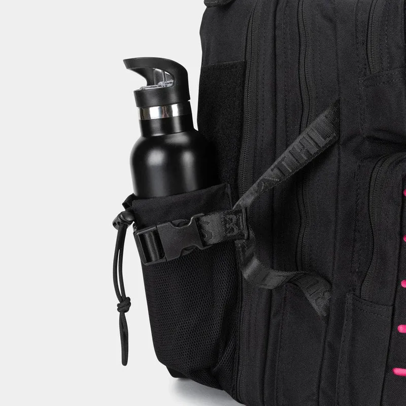 Black & Pink Gym Backpack Compact