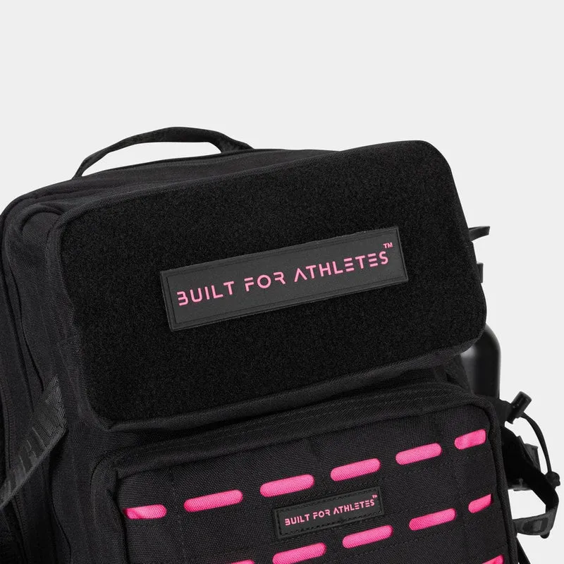 Black & Pink Gym Backpack Compact