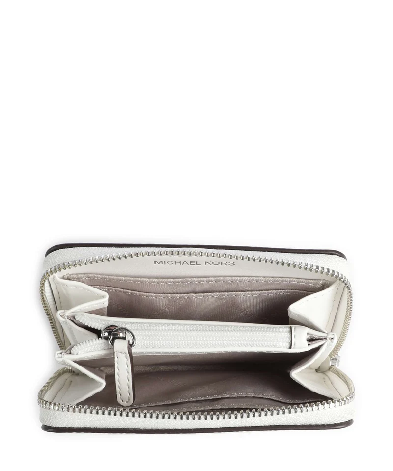 Michael Kors Jet Set Portefeuille optic white