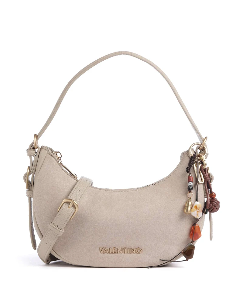 Valentino Bags Winnie Winter Sac porté épaule ecru