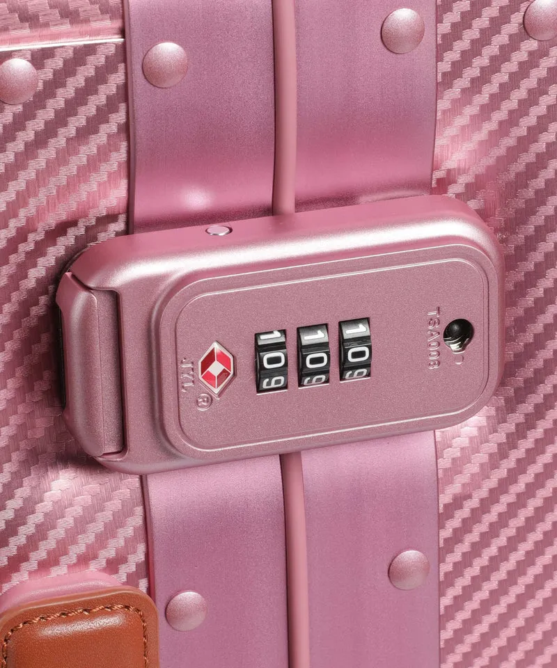 Delsey Paris Alu'R Valise 4 roues pink