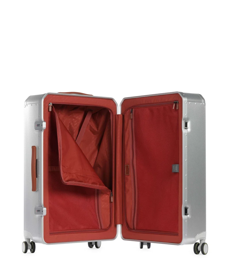 Delsey Paris Alu'R Valise 4 roues silver