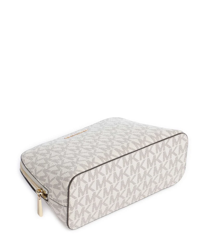 Michael Kors Jet Set Small Sac à cosmétiques vanilla/acorn