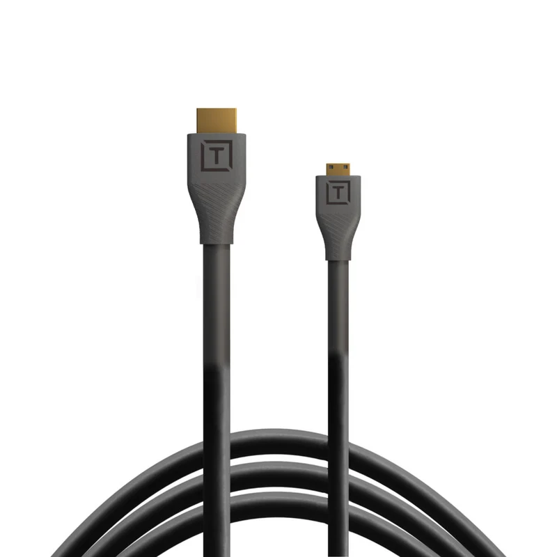 Câble TetherPro HDMI Micro à HDMI 2.0 (15pi/4.6m, Noir)
