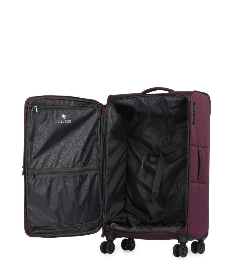 Travelite Cubis Valise 4 roues berry