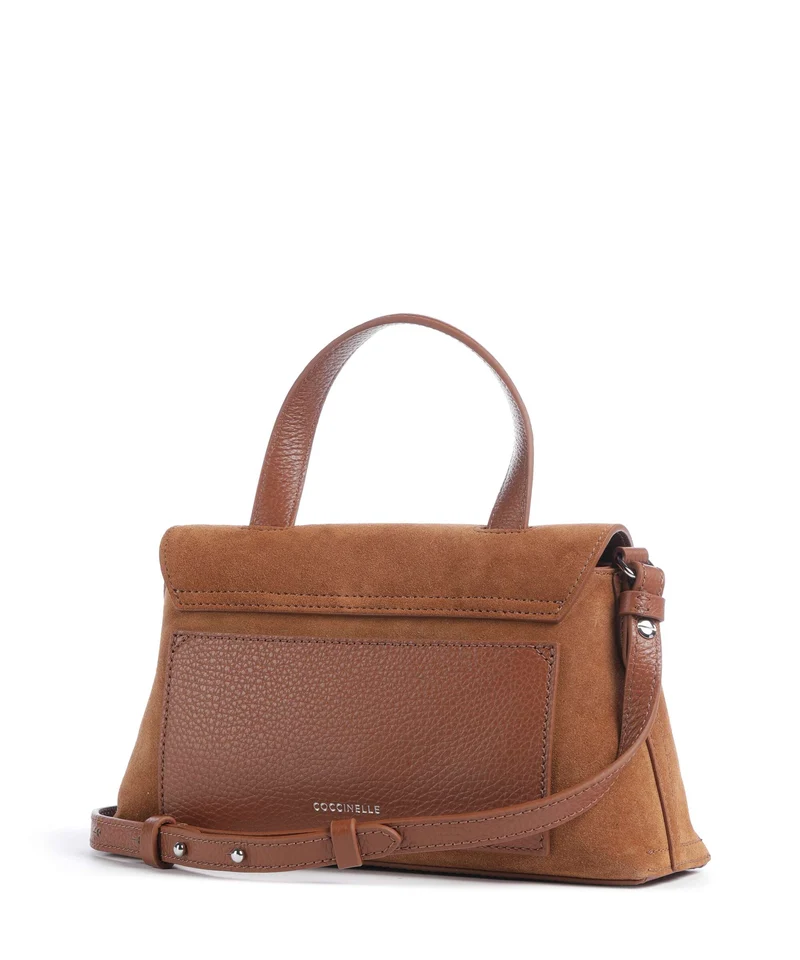 Coccinelle Nikla Suede Sac à main cognac