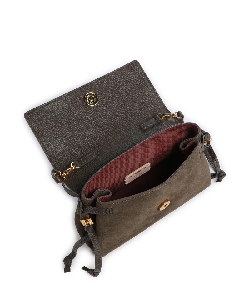 Coccinelle Thess Suede Sac bandoulière fango
