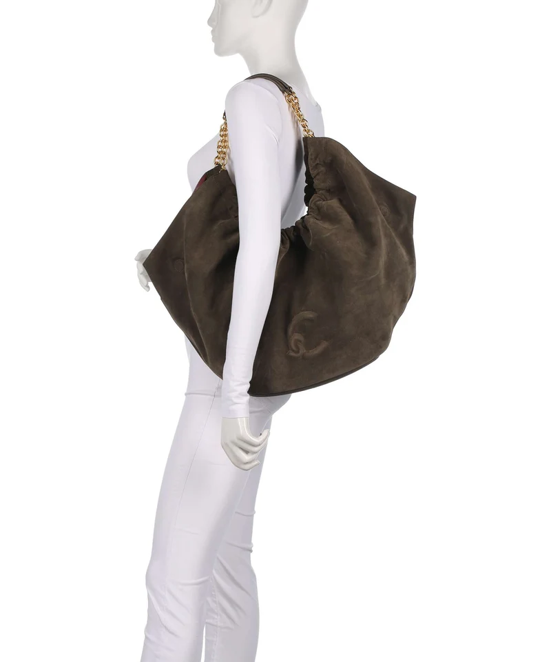Coccinelle Smash Suede Sac fourre-tout fango