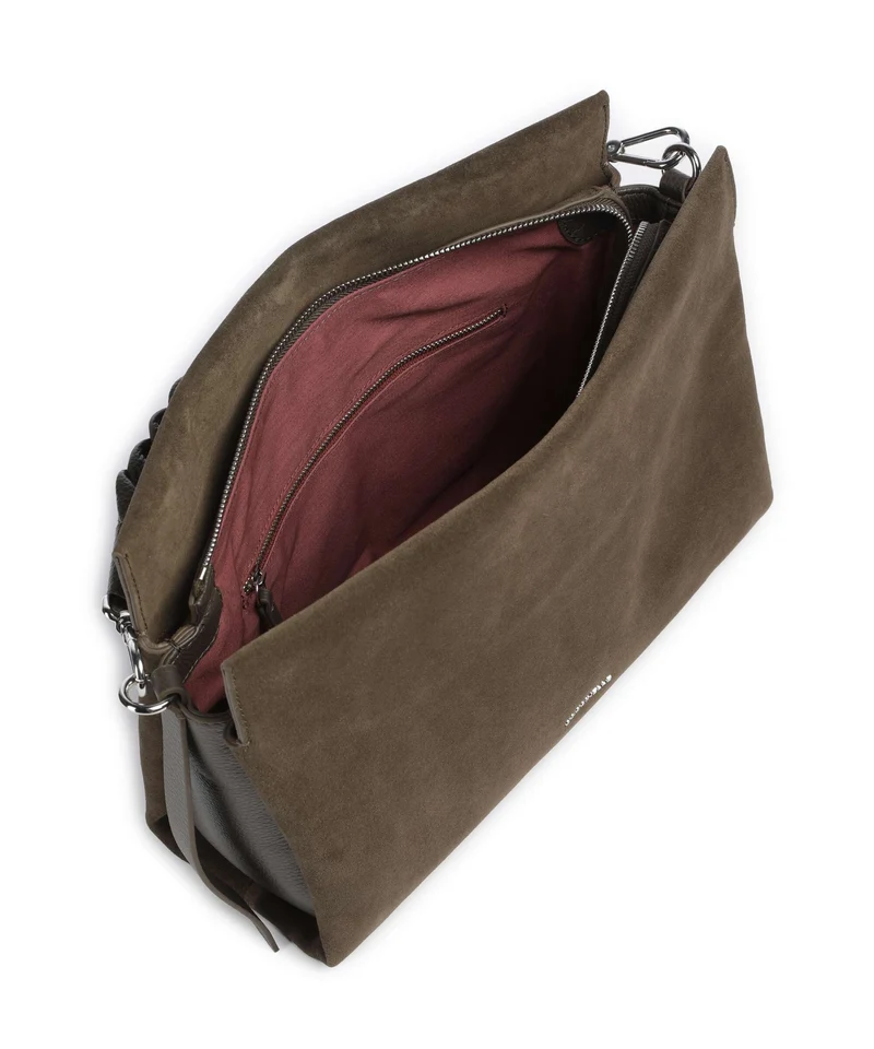 Coccinelle Boheme Suede Sac fourre-tout fango