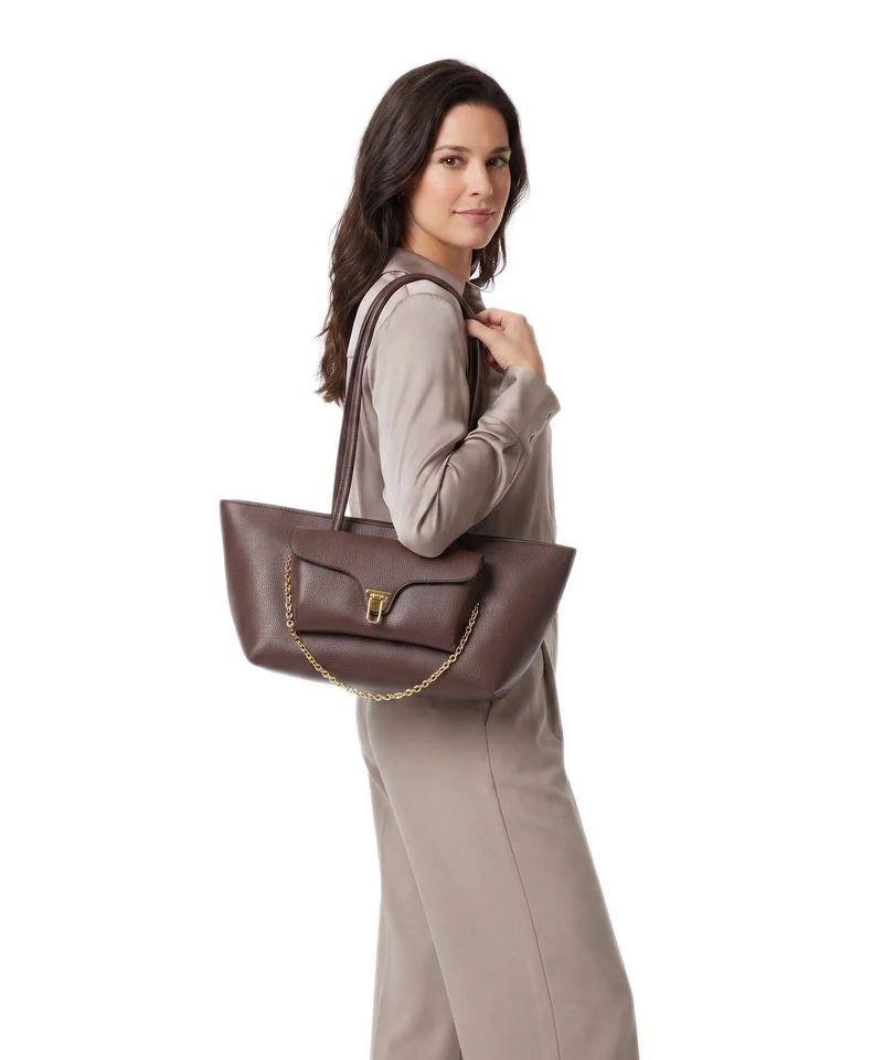 Coccinelle Beat Double Sac porté épaule berry