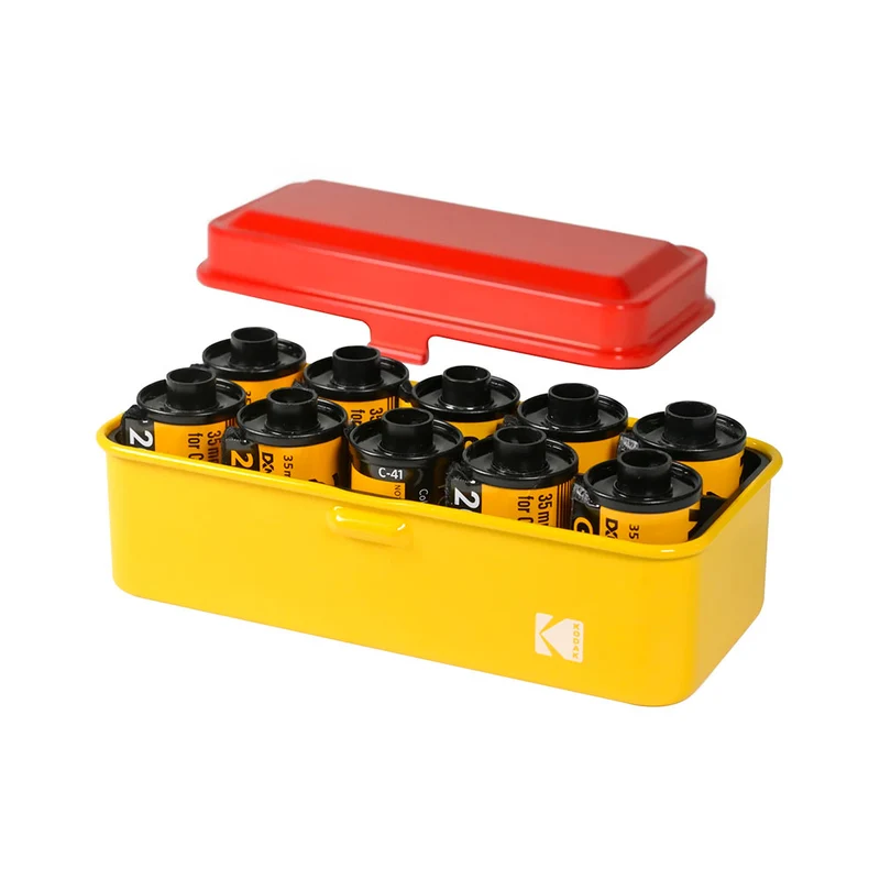 Étui pour film 35mm/120 (Jaune/Rouge)
