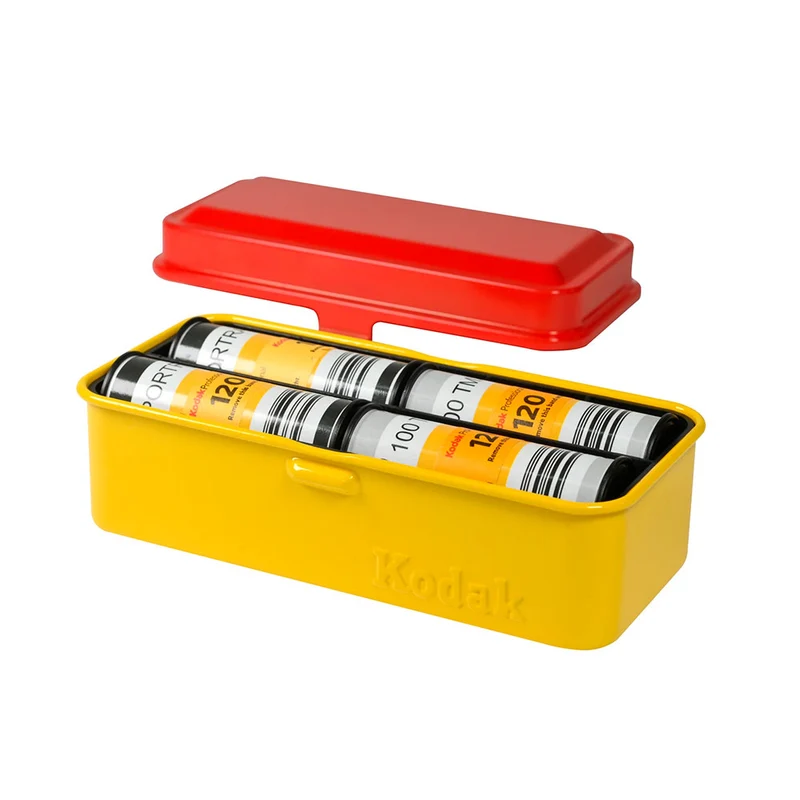 Étui pour film 35mm/120 (Jaune/Rouge)