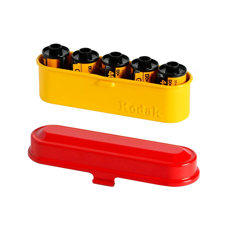 Étui pour film 35mm (Jaune/Rouge)