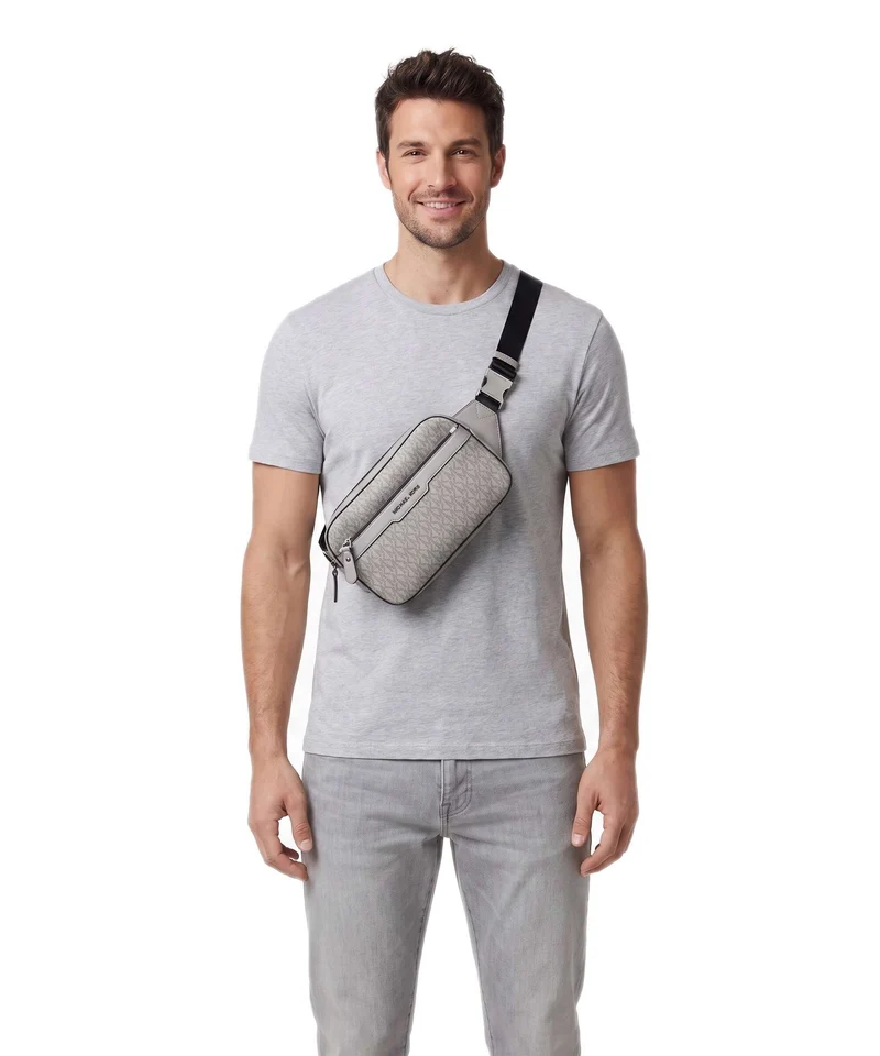 Michael Kors Hudson Sac banane nickel