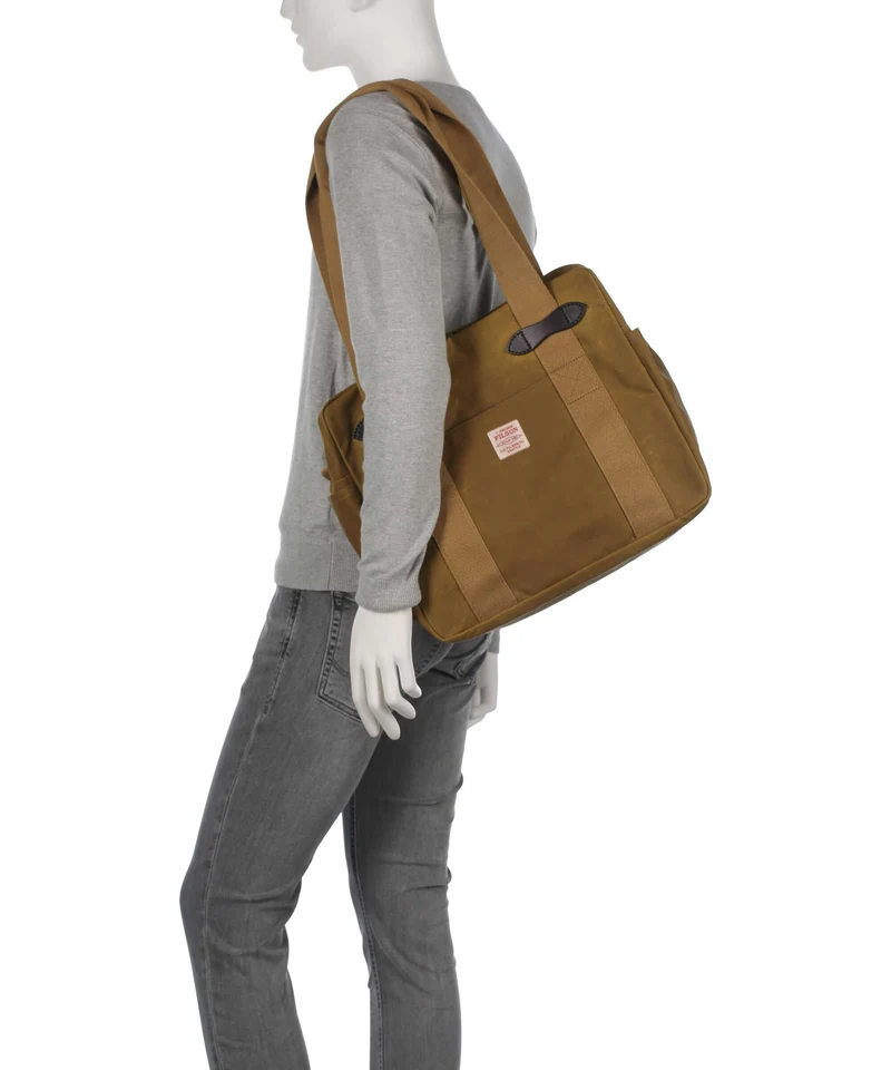 Filson Tin Cloth Cabas dark tan
