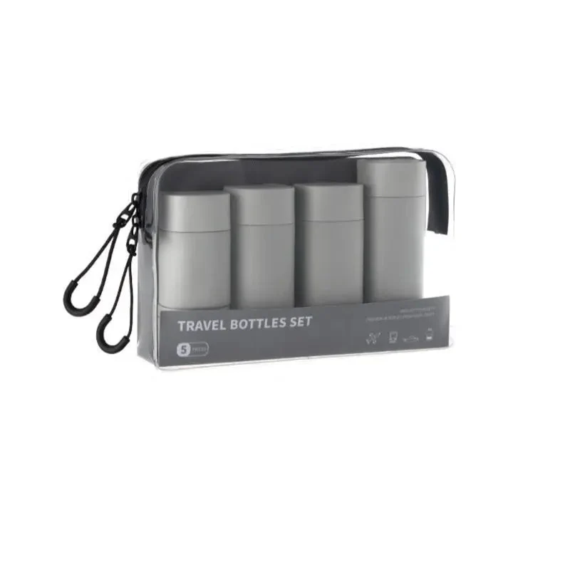 Kit de Voyage Liquides Avion | Flacons Réutilisables Transparents