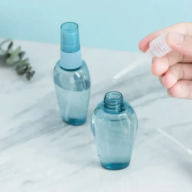 Kit de Voyage Avion Transparent | Flacons Réutilisables Cabine