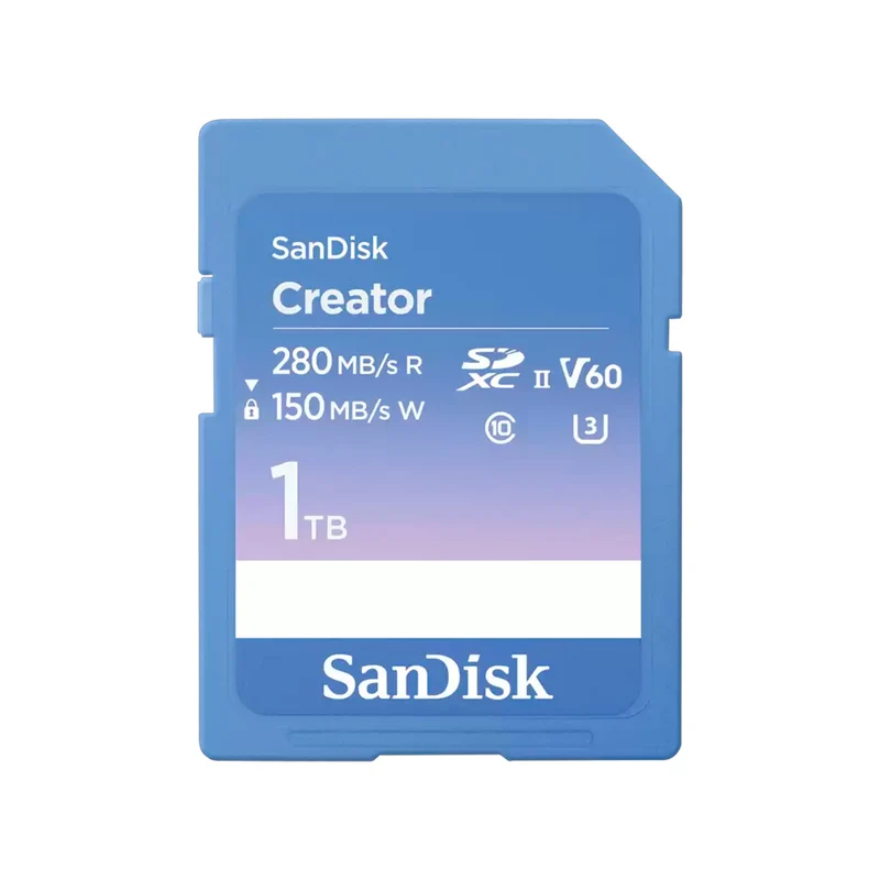 Carte Mémoire SDXC Série Créateur UHS-II V60 1TB