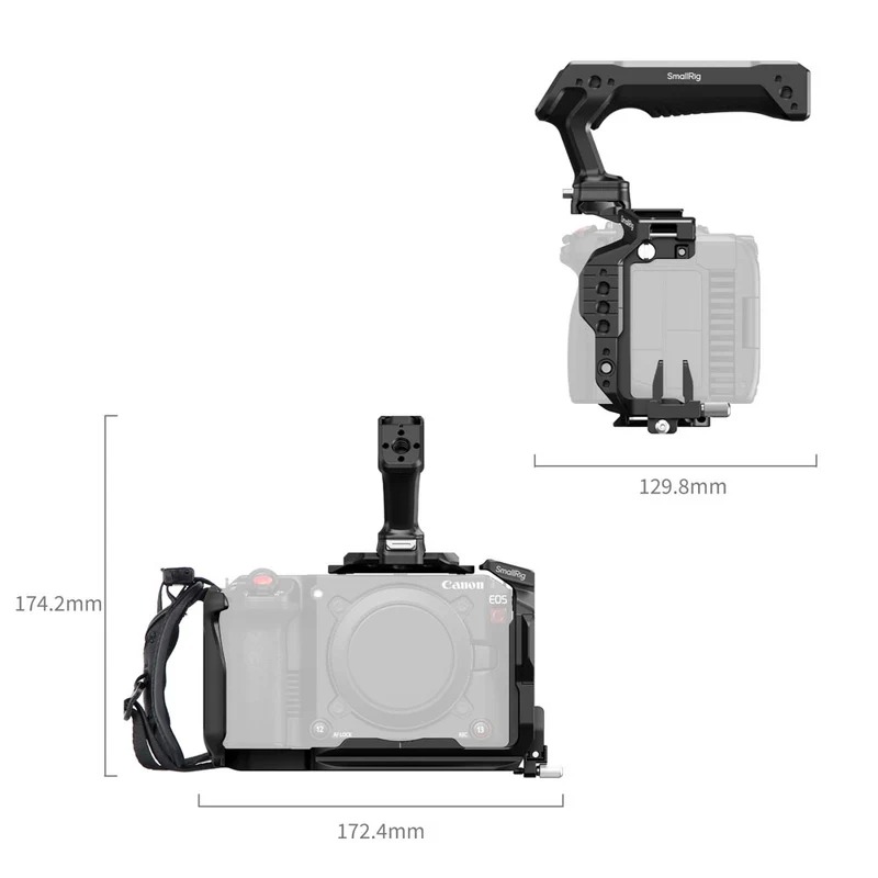 Cage pour Canon EOS C50 avec Poignée Supérieure