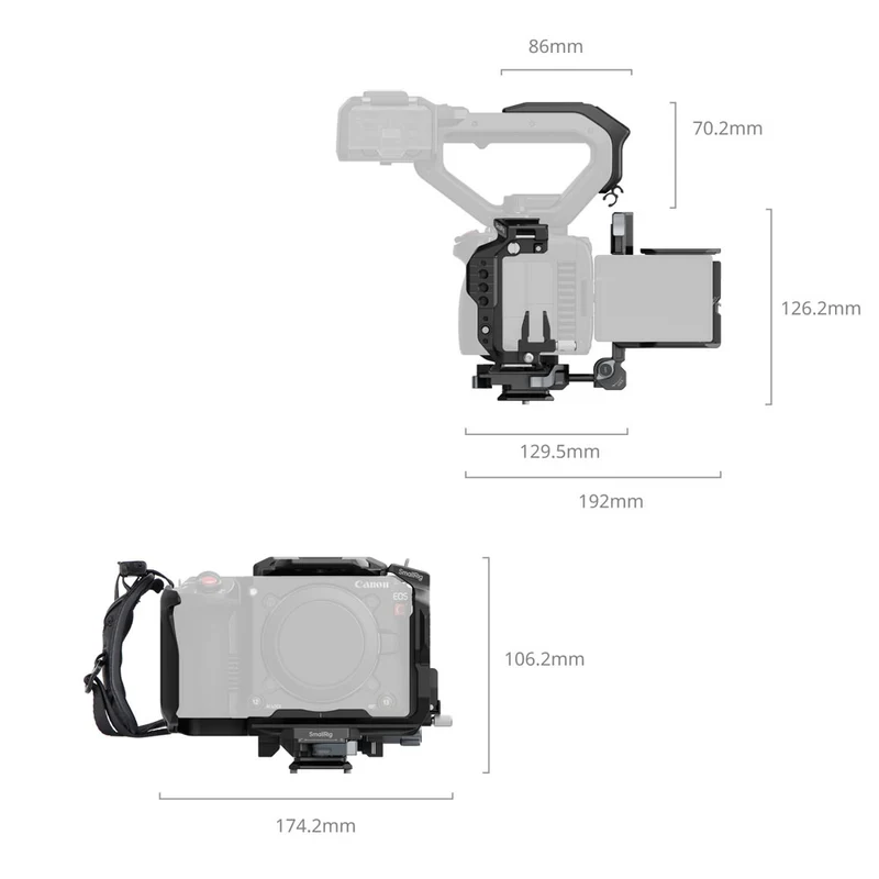 Cage pour Canon EOS C50 Ensemble Avancé
