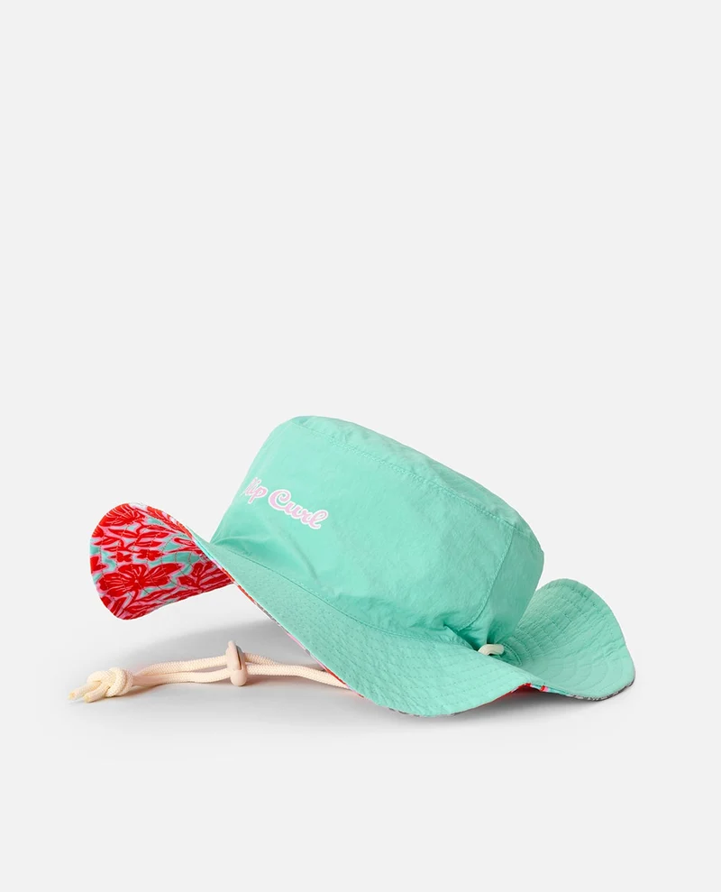 Mixed Reversible UPF50 Bucket Hat- Girls