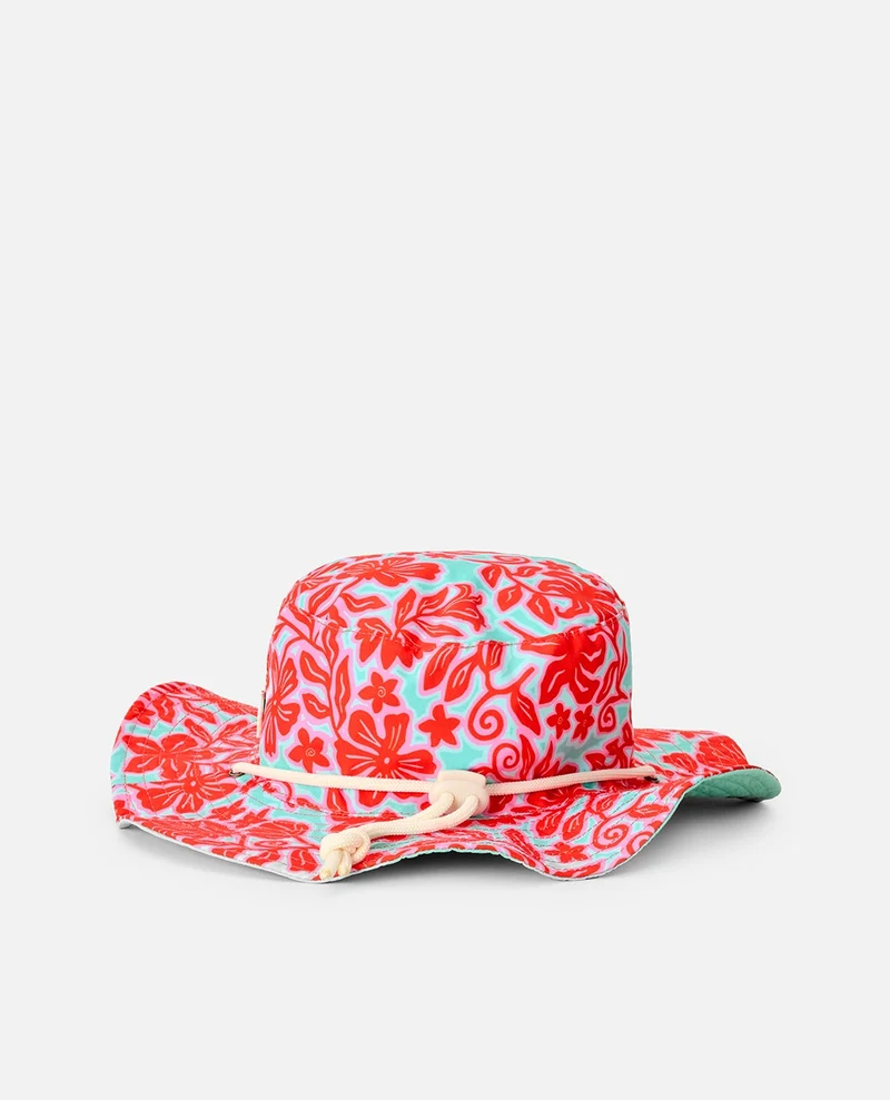 Mixed Reversible UPF50 Bucket Hat- Girls