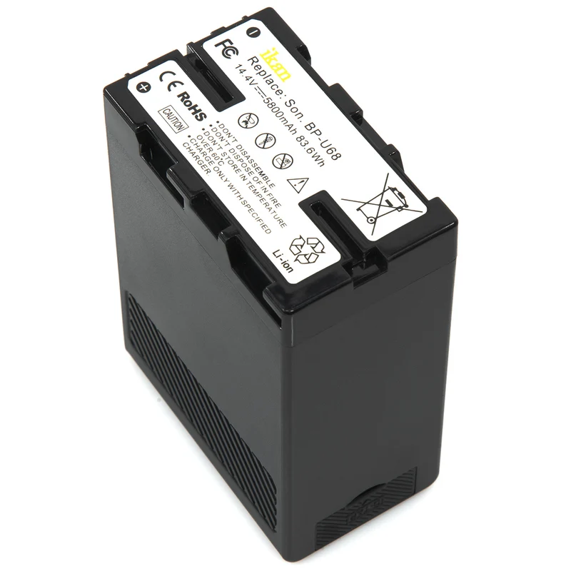 Pile BP-U68 avec prise D-Tap et USB