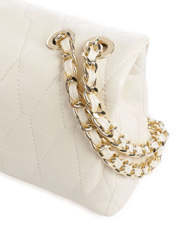 Valentino Bags Crystelle Sac porté épaule ecru