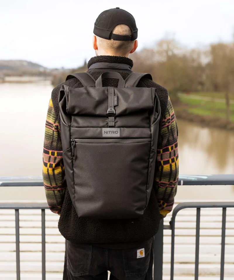 Nitro Cosmo 26 Sac à dos roll-top black out