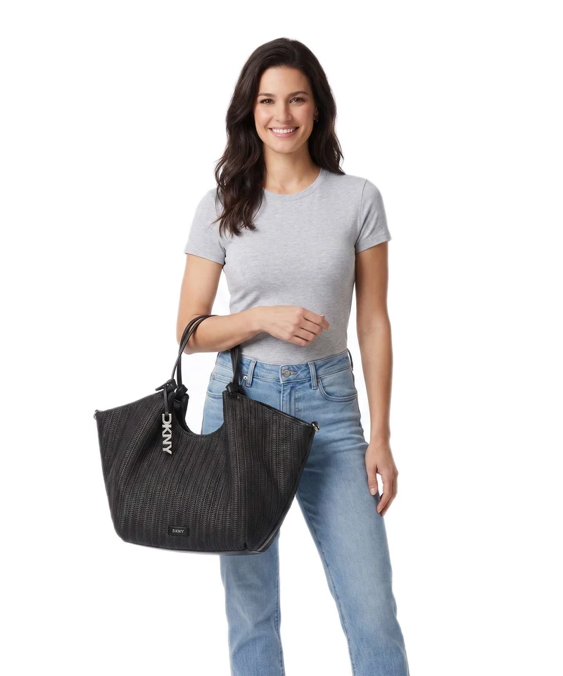 DKNY Paula Large Cabas black/silver