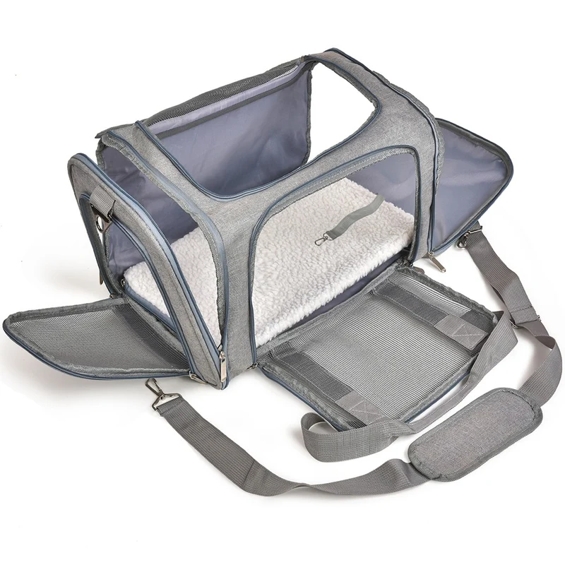 Sac de transport pour chat et chien moumoute