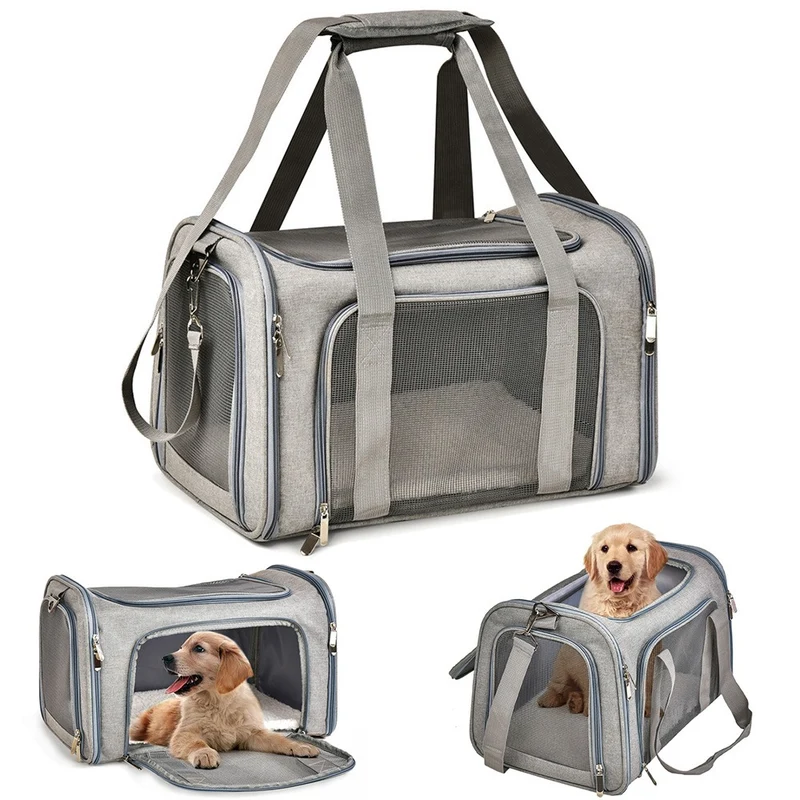Sac de transport pour chat et chien moumoute