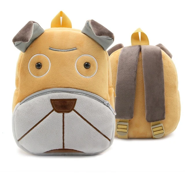 Sac à dos animaux maternelle en peluche